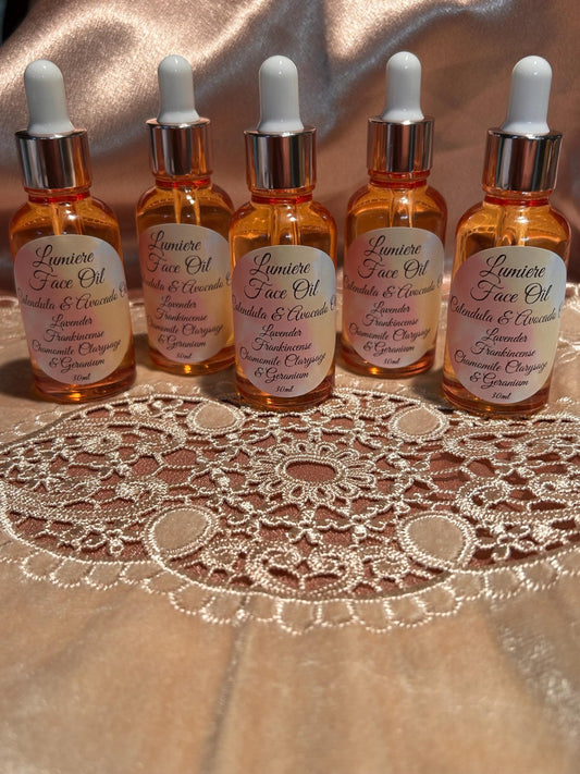Lumiere Facial oil for radiant glow ,essential oil infused