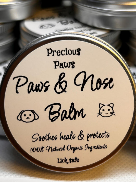 Pet paw and nose balm for dry sore paws