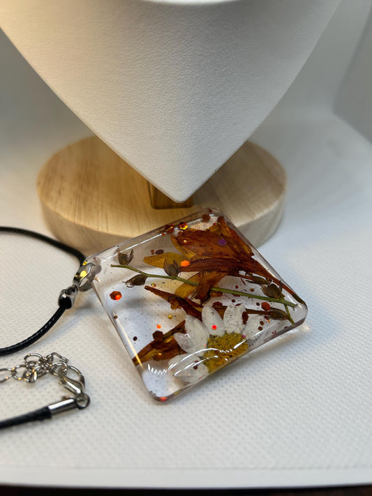 Resin large pendant
