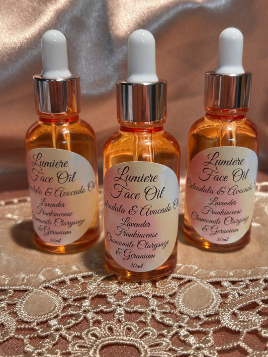 Lumiere Facial oil for radiant glow ,essential oil infused