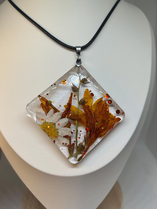 Resin large pendant